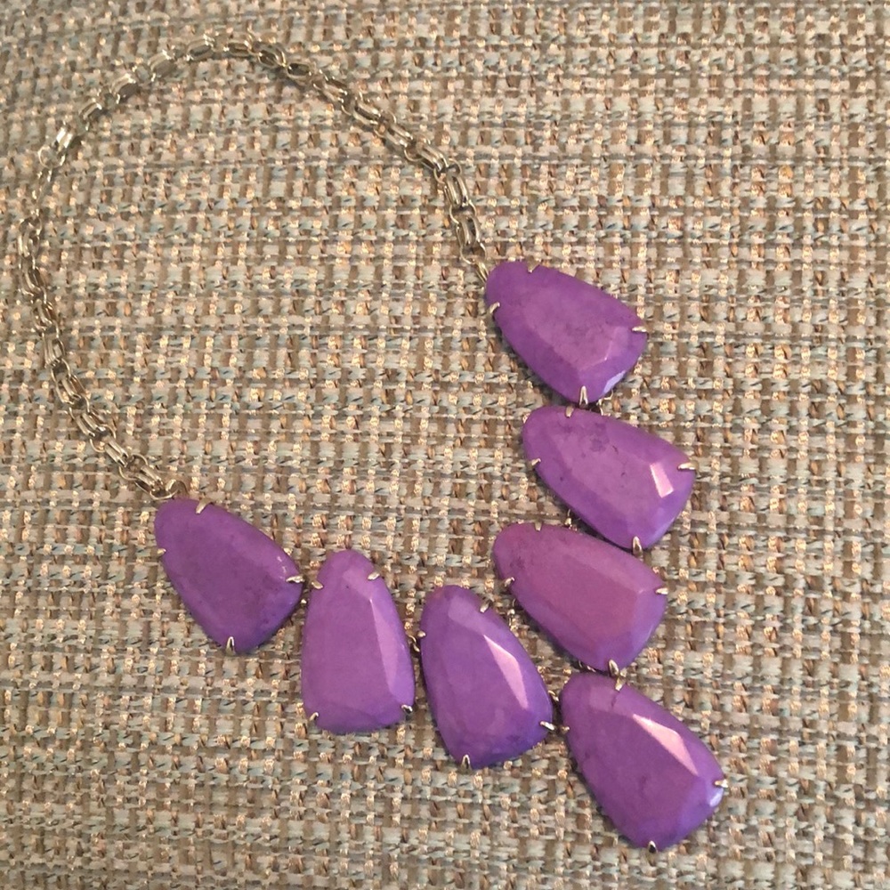 Kendra Scott Purple Harlow Necklace